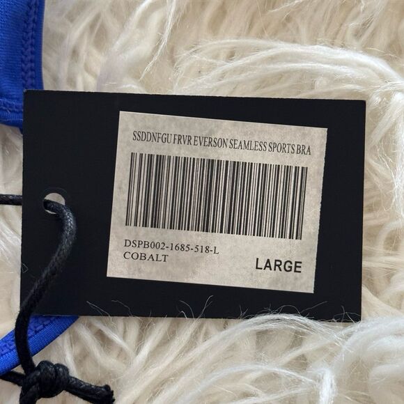 Darc Sport SSDDNFGU FRVR Everson Seamless Sports Bra Cobalt Size Large - Picture 8 of 8